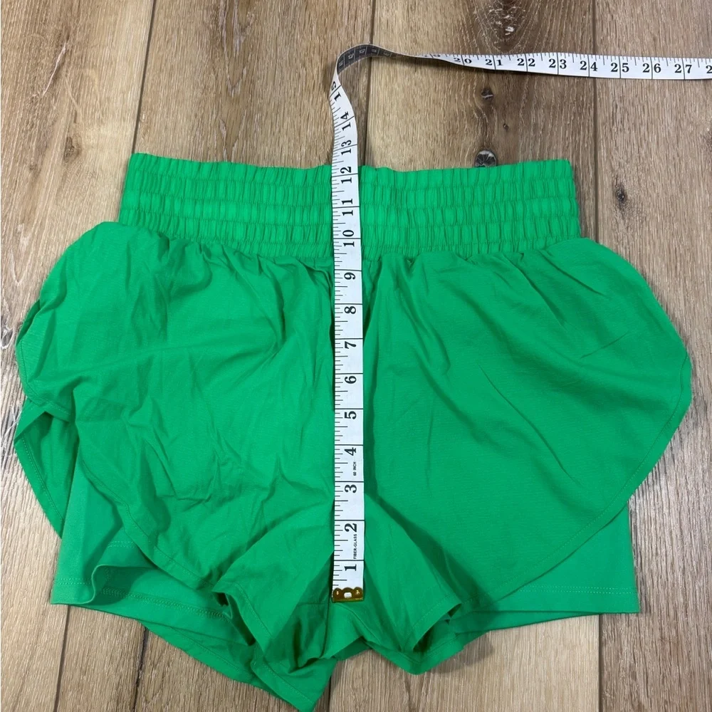 All in Motion Women’s Green Athletic Shorts Biker Liner Size Small